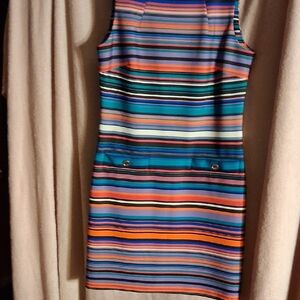Tommy Hilfiger Colorful Striped Mini Dress